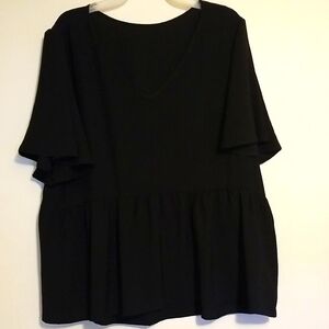 Elegant Black Women's Top